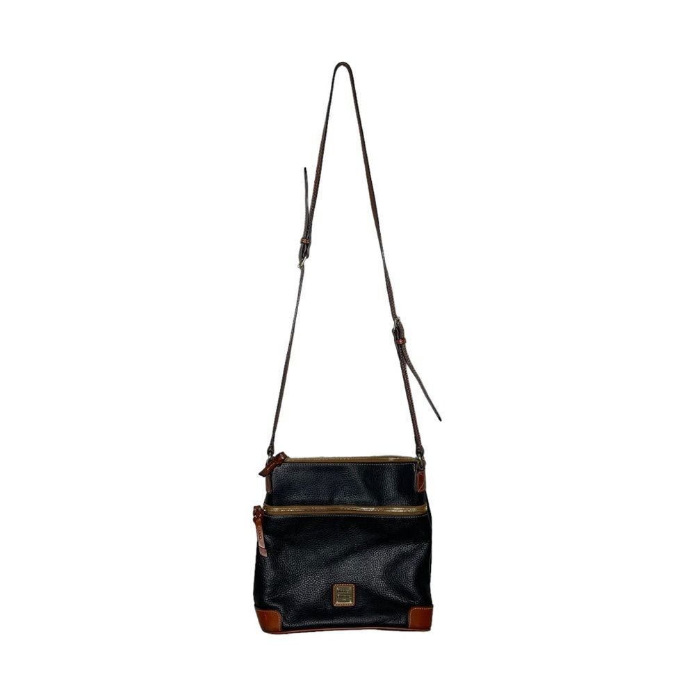 Dooney & Bourke Black Pebble Grain Crossbody Purse - Picture 2 of 10